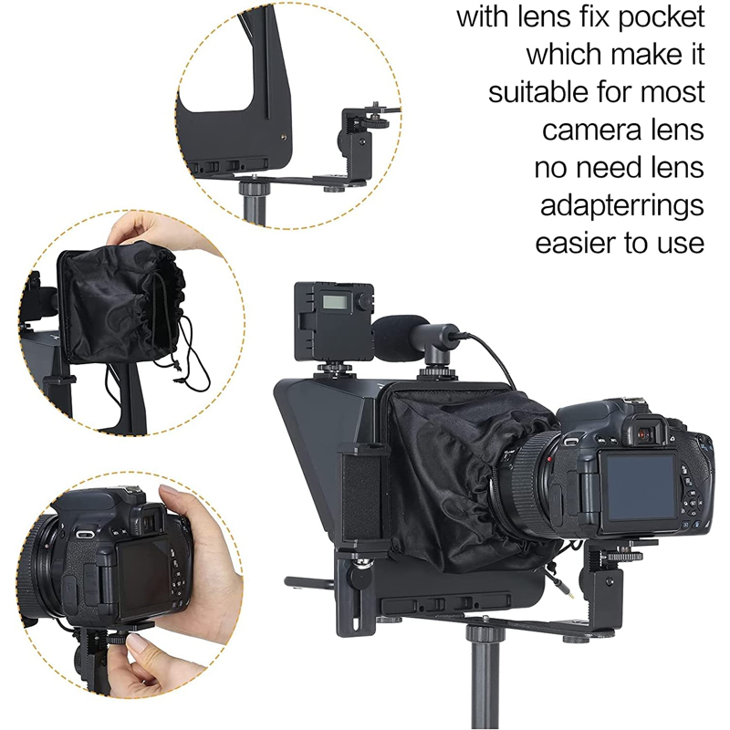 MagicLine-10-Inch-Phone-DSLR-Camera-Recording-Teleprompter5