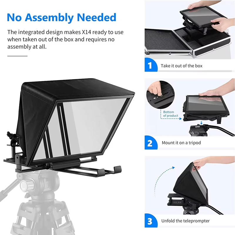 MagicLine-14-Foldable-Aluminum-Alloy-Teleprompter-Beam-Splitter-70-30-Glass2