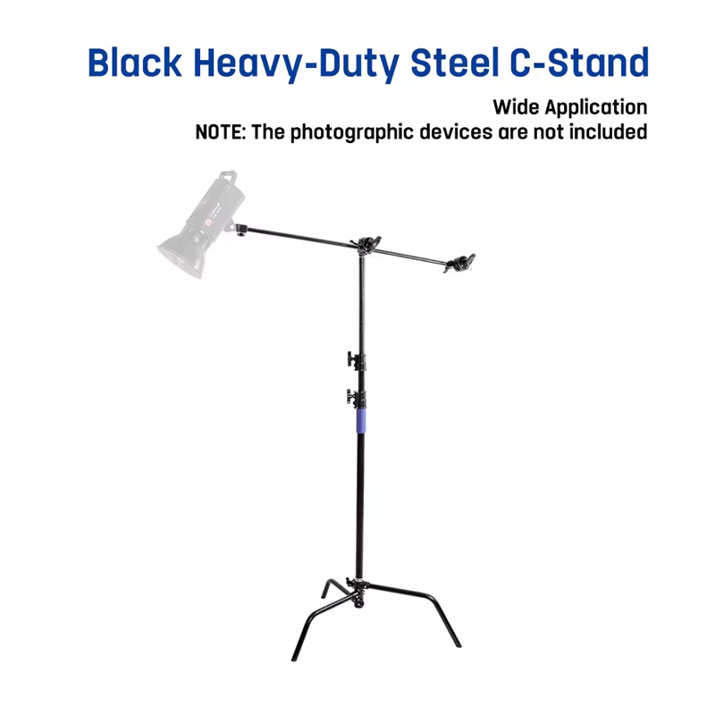 MagicLine Black Light C Stand with Boom Arm (40 In03