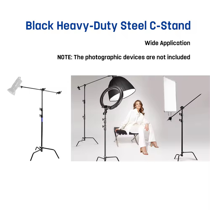 MagicLine Black Light C Stand with Boom Arm (40 In06