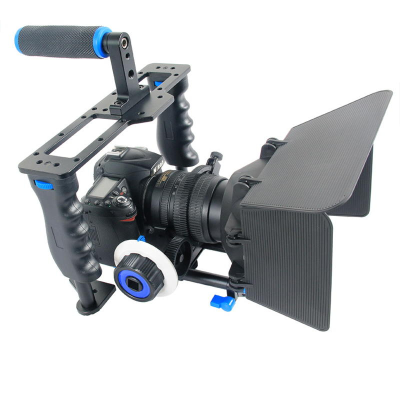 MagicLine Camera Cage With Follow Focus & Matte Bo04