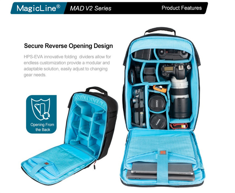 MagicLine MAD TOP V2 Series Camera Backpack Camera07