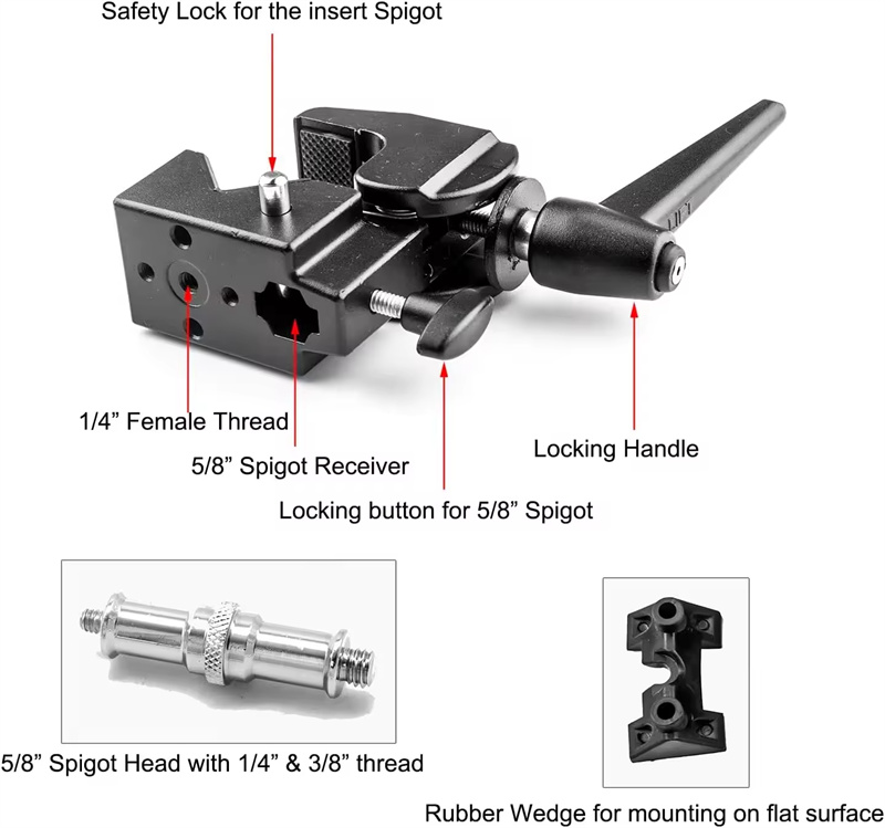 MagicLine Multi-Function Super Clamp with Standard05