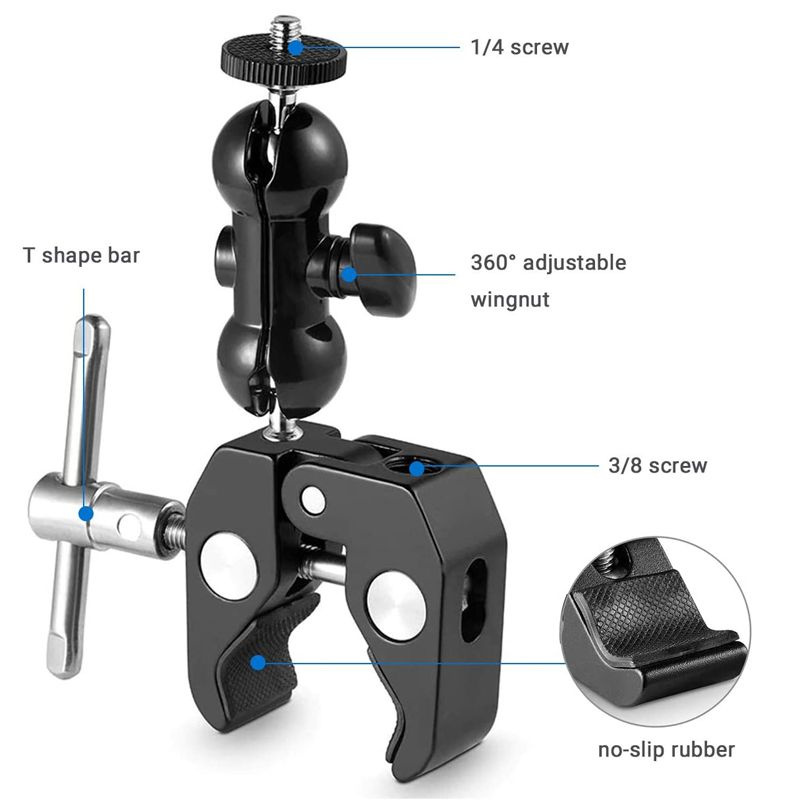 MagicLine Multi-Functional Crab-Shaped Clamp with 03