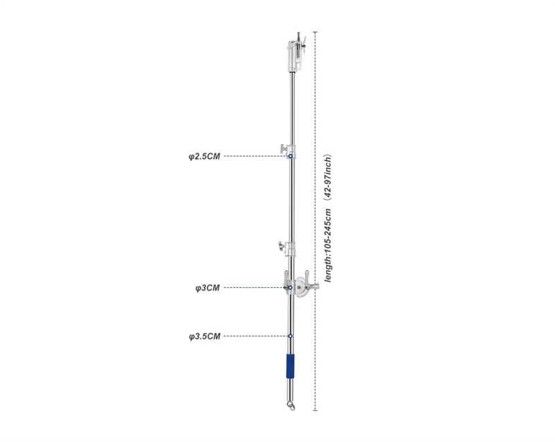 MagicLine Stainless Steel Extension Boom Arm Bar06