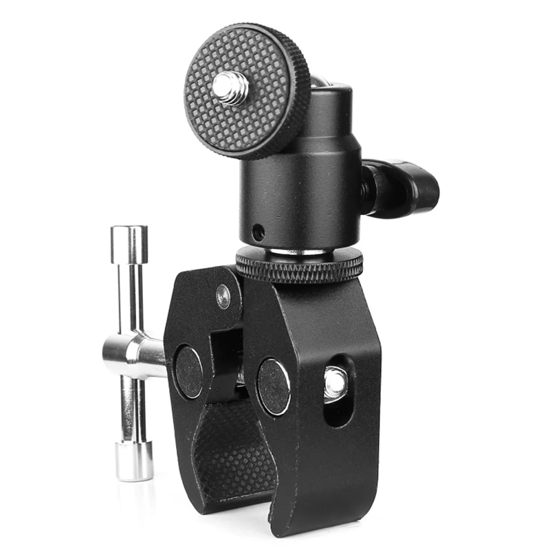 MagicLine Super Clamp Mount with 1 4  Screw Ball H06