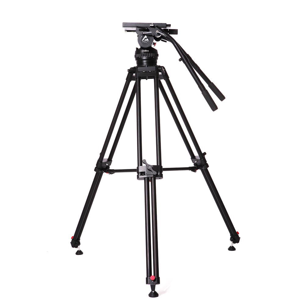 V90 Heavy-Duty Cine TV Tripod Kit with 4-Bolt Flat Base detail (3)